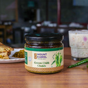 Green Chilli Chukh | Farm-grown Green Chillies | Cold-pressed Mustard Oil