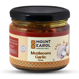Buy Himachali Mushroom Garlic Pickle Online – Handcrafted & Natural