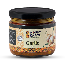 Buy Homemade Garlic Pickle Online with Organic Ingredients - Mount Karol
