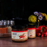 Buy Spicy Stuffed Red Chilli Pickle Online Made with Glacier Water & Mustard Oil