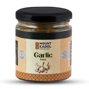 Buy Spicy and Tangy Organic Garlic Pickle Online in a Glass Jar - Mount Karol
